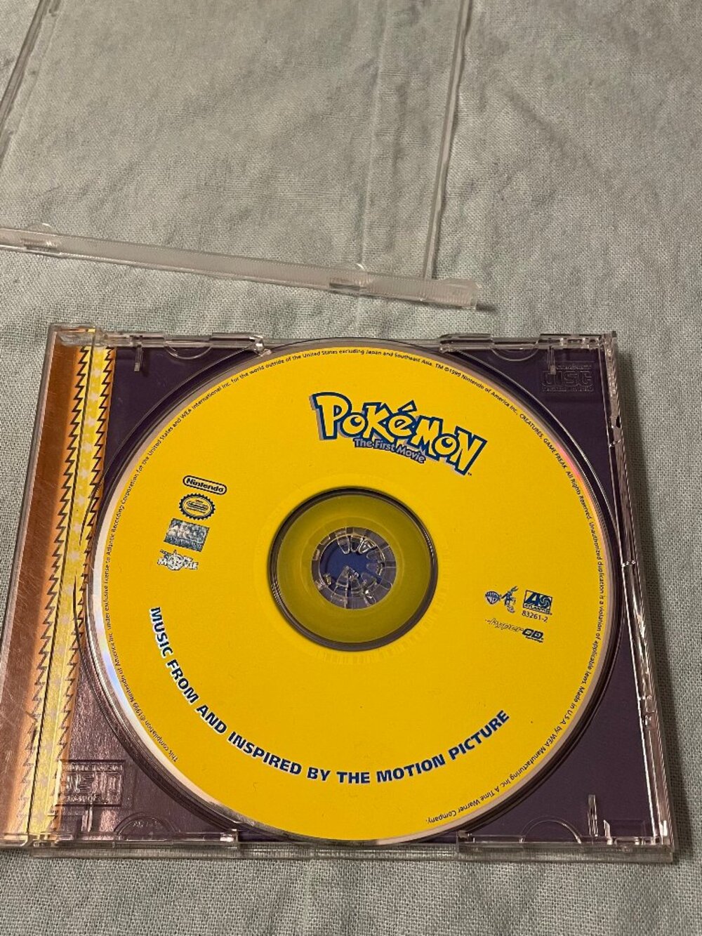 Pokemon the First Movie CD soundtrack Britney Spears Aguilera Nsync Emma Bunton